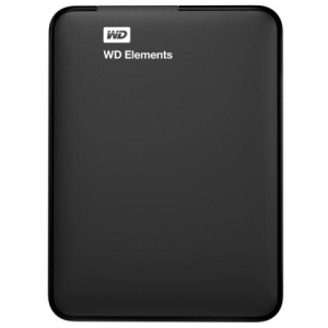 Western Digital Elements  HDD EXT 1000Gb,  5400 rpm, USB 3.0, 2.5" BLACK (WDBUZG0010BBK-WESN), 1 year