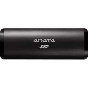 SSD 512GB A-DATA SE760, External, USB 3.2 Type-C, черный ASE760-512GU32G2-CBK